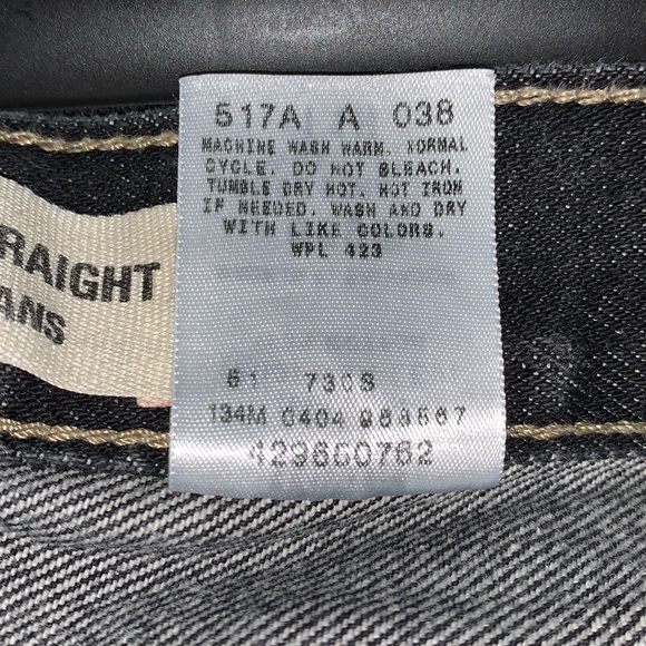 Vintage Y2K LEVI’S 569 Loose Wide-leg black Jean’s 31 relaxed fit boyfriend - Picture 3 of 13